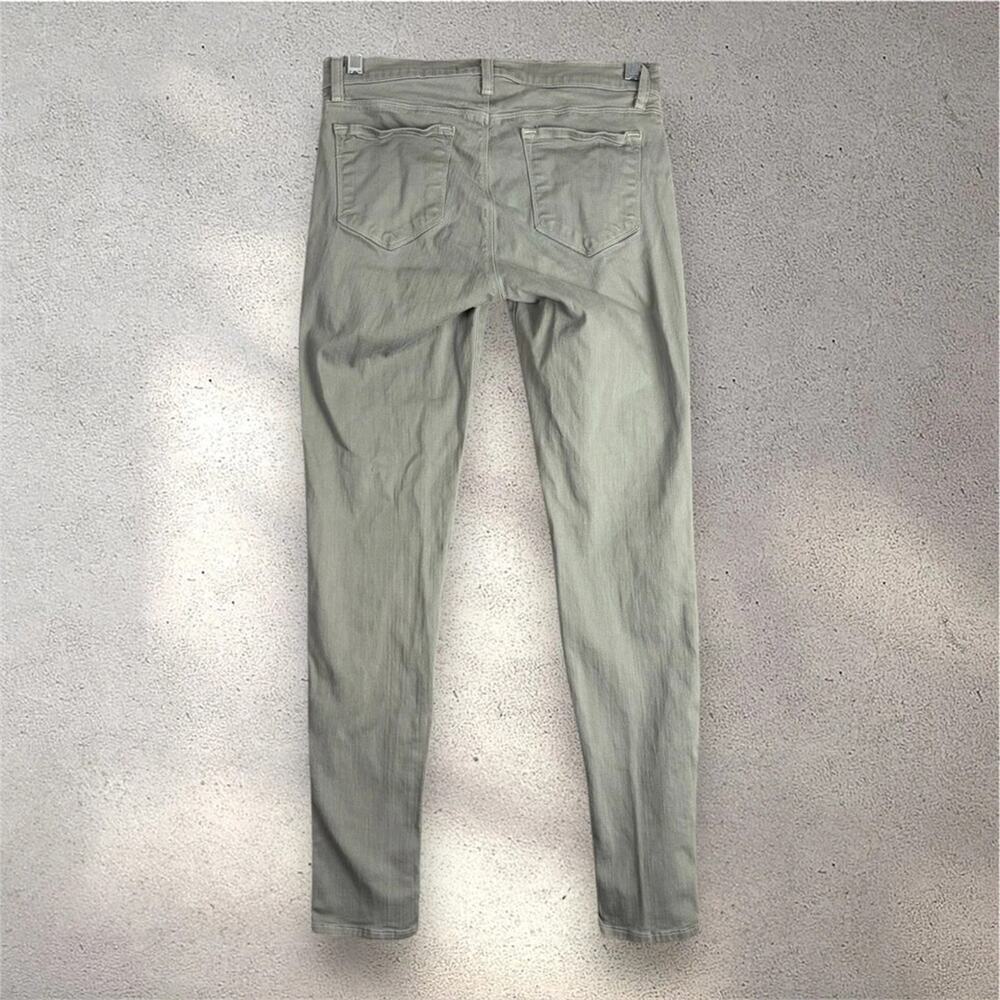 J Brand Skinny Jeans Women’s 29 Green Stretch Denim Y2K Preppy Normcore Casual - Picture 2 of 10